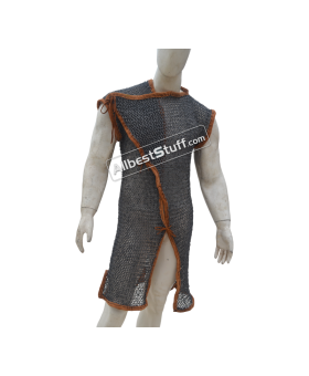 Round Ring Aluminum Chainmail Shirt Overlap Chest 50